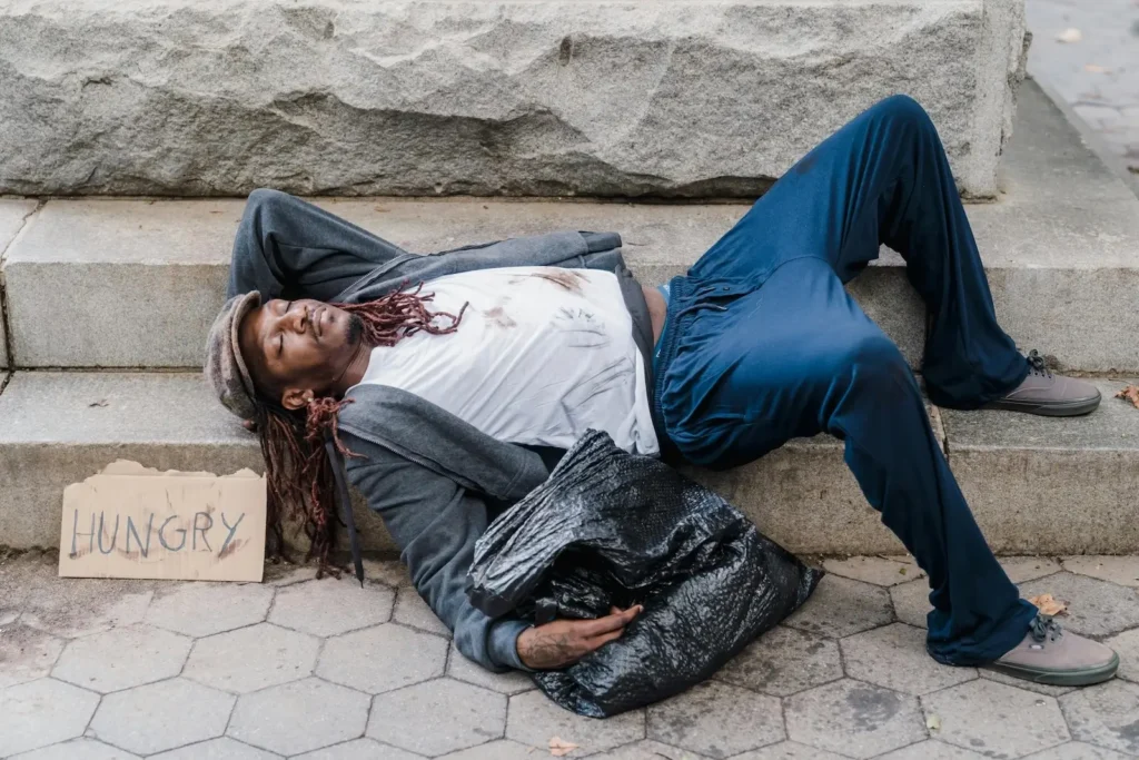 Homeless and hungry - Jigga world foundation